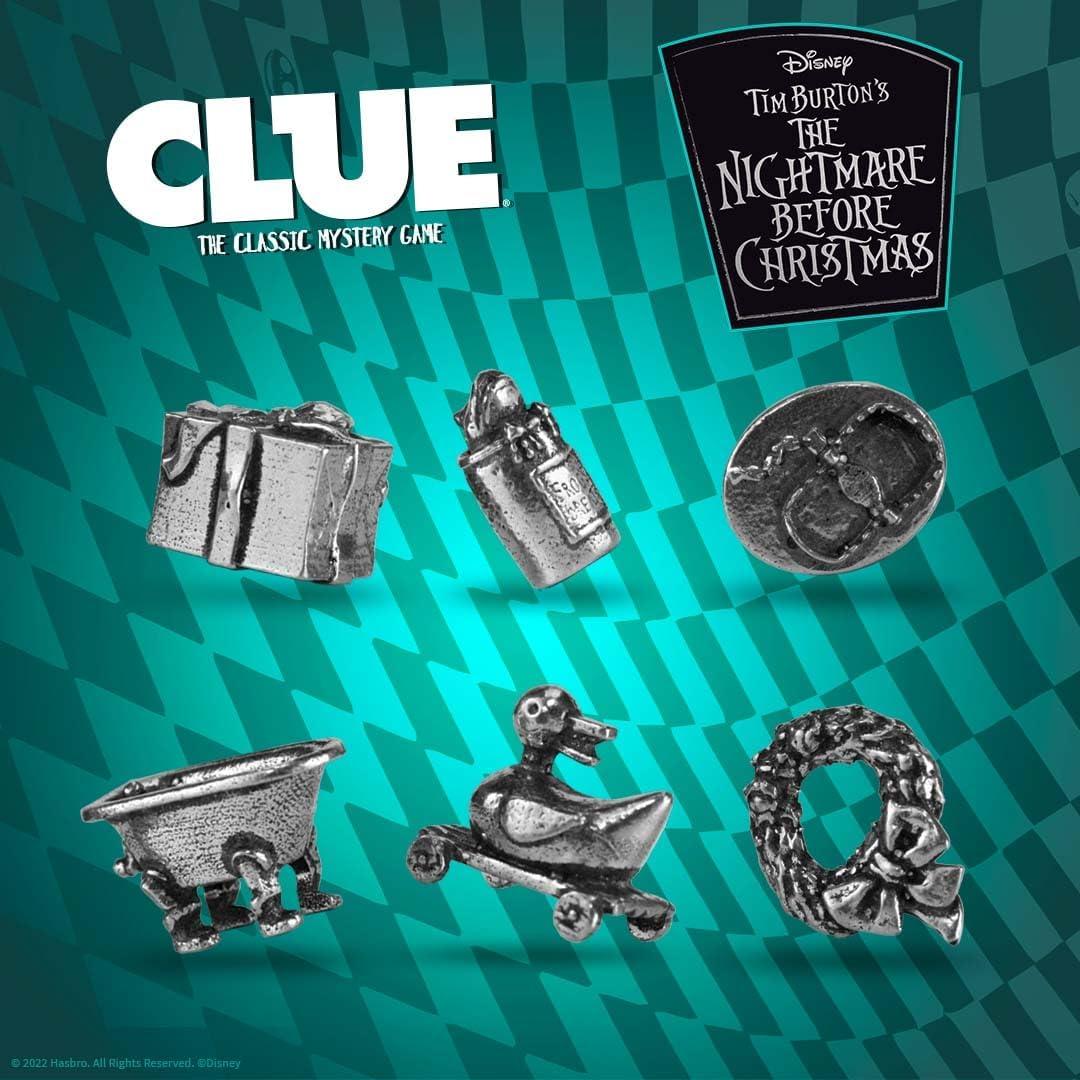 imageCLUE Disney The Nightmare Before Christmas Collectible Clue Game Based on Disney Classic Film OfficiallyLicensed Game with Familiar Locations and Iconic Characters