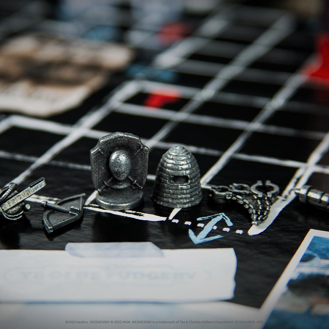 imageCLUE Wednesday Classic Board Game Inspired by The Netflix Original Series Solve The Mystery at Nevermore Academy with Friends and Family Officially Licensed Merchandise 26 Players Ages 8
