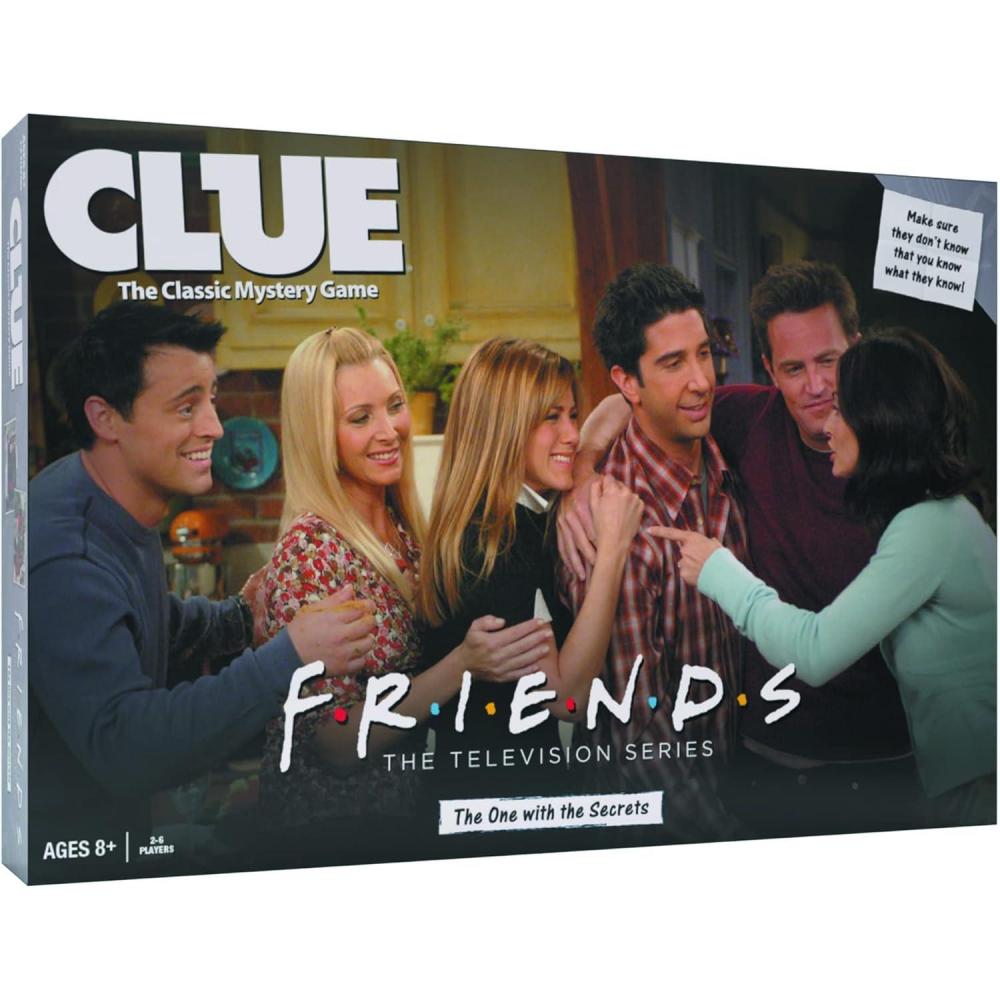 imageCLUE Friends Solve The Mystery in This Collectible Clue Game Featuring Characters ampamp Locations from Friends TV Sitcom Series OfficiallyLicensed Friends TV Show Game ampamp Merchandise