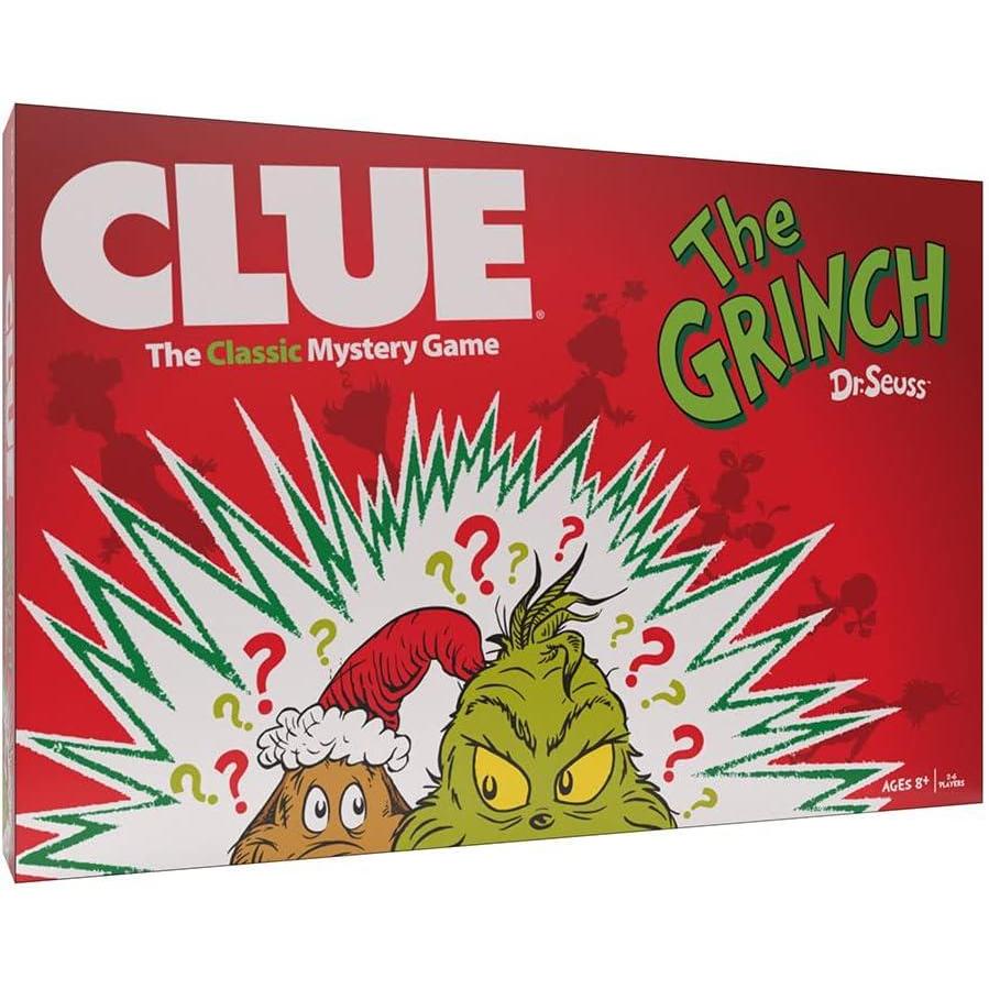 imageCLUE The Grinch Classic Mystery Board Game Solve The Holiday Theft in Whoville with CindyLou ampamp More Discover Who Where and What was Taken Officially Licensed Dr Seuss Merchandise