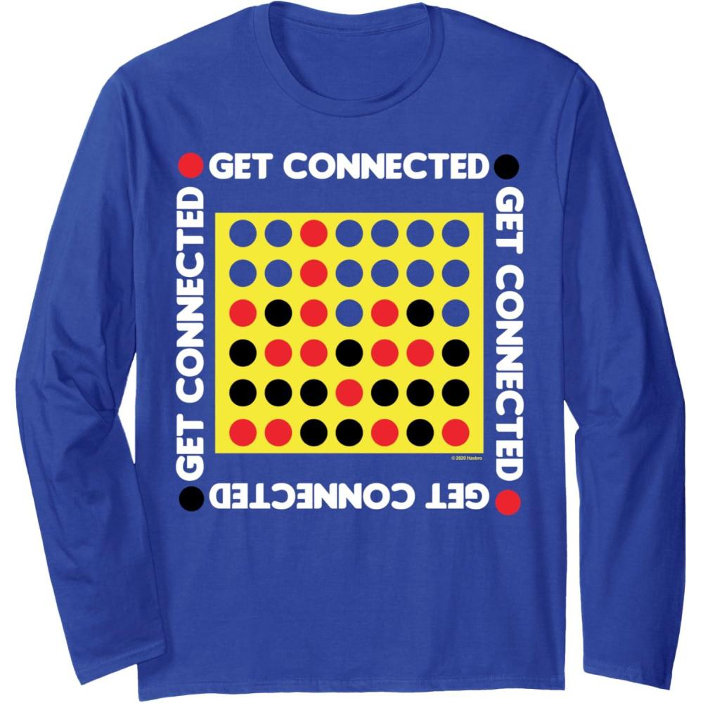 imageConnect Four Game Box Up Long Sleeve TShirtRoyal Blue