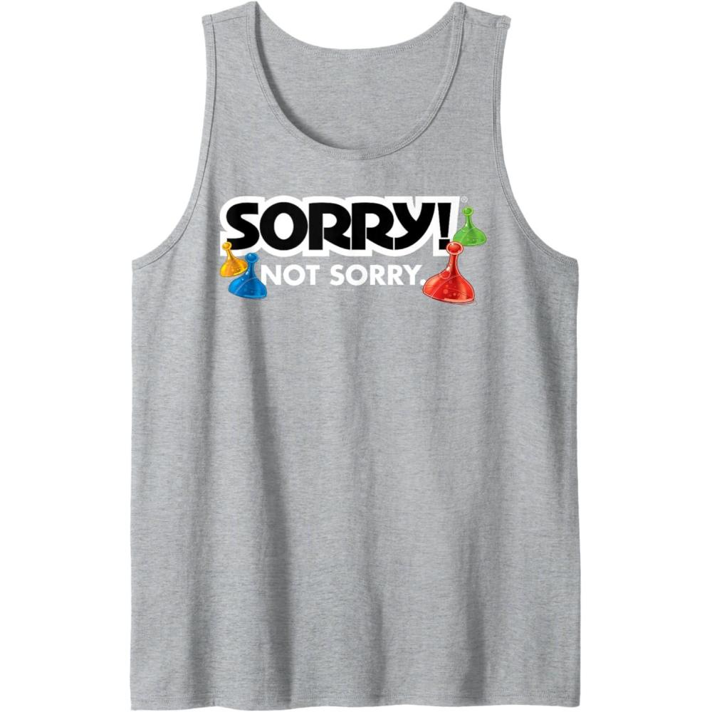 imageNot Sorry Logo Tank TopHeather Grey