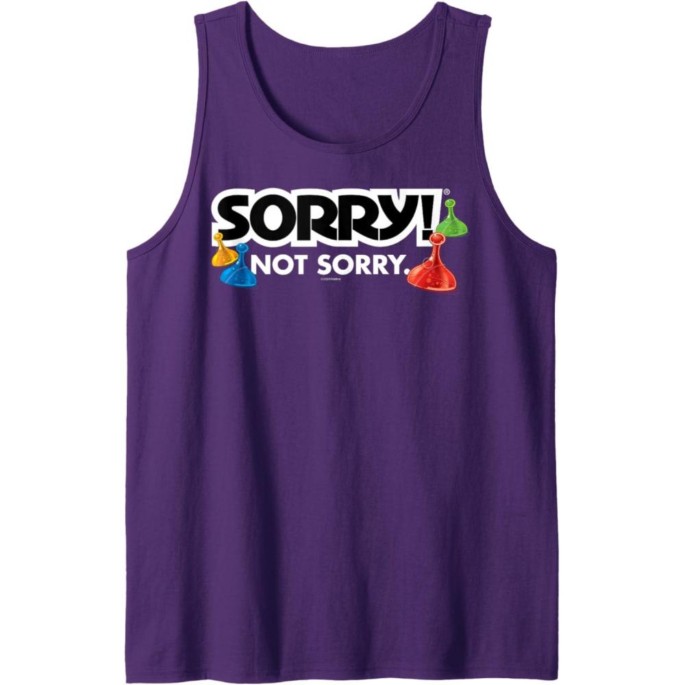 imageNot Sorry Logo Tank TopPurple