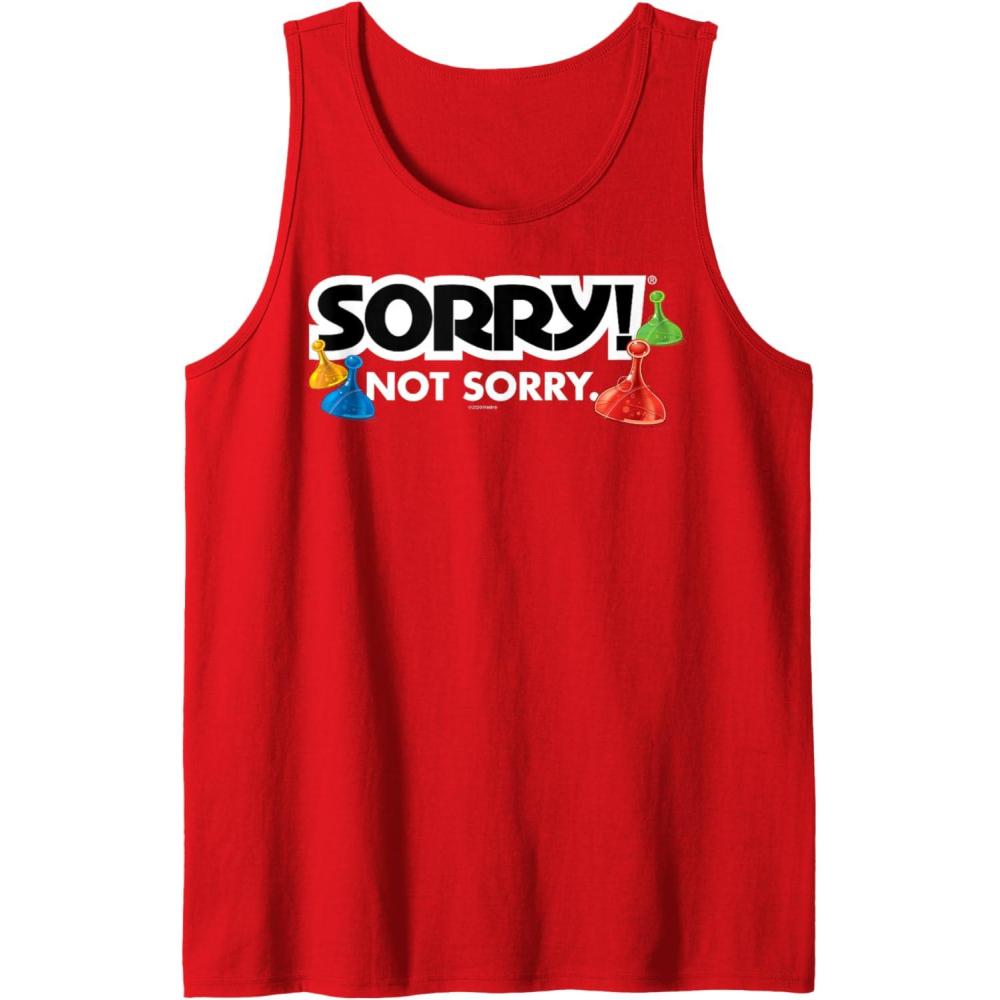 imageNot Sorry Logo Tank TopRed
