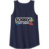 Not Sorry Logo Tank Top(Navy Blue)