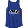 Not Sorry Logo Tank Top(Royal Blue)