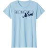 Scrabble Mother’s Day Mom Tiles Logo T-Shirt(Baby Blue)