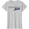 Scrabble Mother’s Day Mom Tiles Logo T-Shirt(Silver Grey)