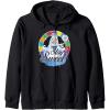 Candy Land Stay Sweet Princess Frostine Game Wheel Logo Zip Hoodie(Black)
