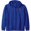 Faux Pocket Zip Hoodie(Royal Blue)