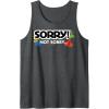 Not Sorry Logo Tank Top(Dark Heather Grey)