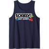 Not Sorry Logo Tank Top(Navy Blue)