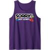 Not Sorry Logo Tank Top(Purple)