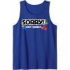 Not Sorry Logo Tank Top(Royal Blue)