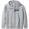 Scrabble Mother’s Day Mom Tiles Logo Zip Hoodie(Heather Grey)