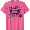 Scrabble Word Genius Scrabble Champion T-Shirt(Pink Heather)