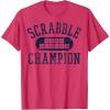 Scrabble Word Genius Scrabble Champion T-Shirt(Red Heather)