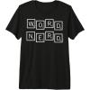 Scrabble Word Nerd Tiles Premium Tri-blend T-Shirt(Black)