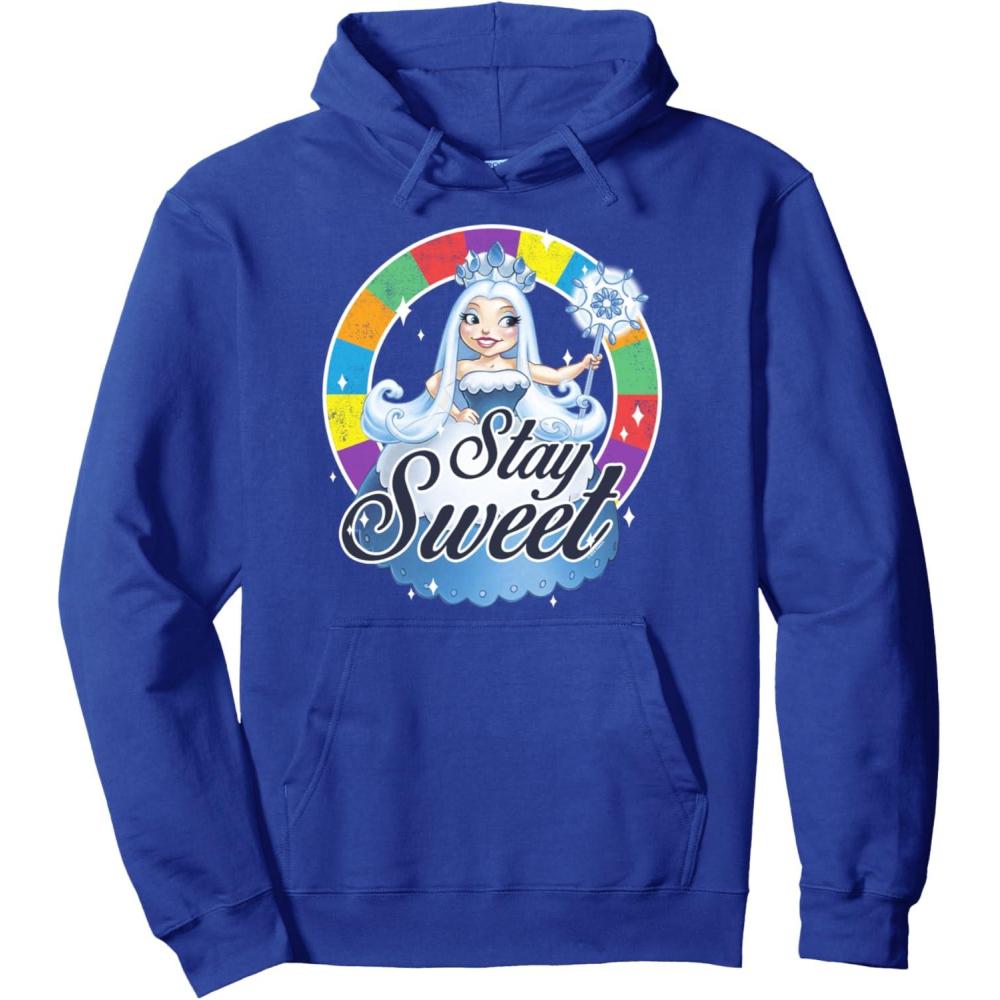 imageCandy Land Stay Sweet Princess Frostine Game Wheel Logo Pullover HoodieRoyal Blue