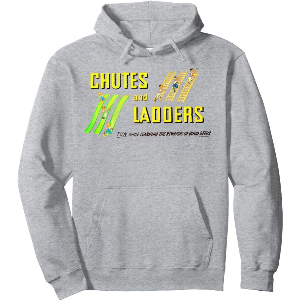 imageChutes And Ladders Classic Logo Pullover HoodieHeather Grey