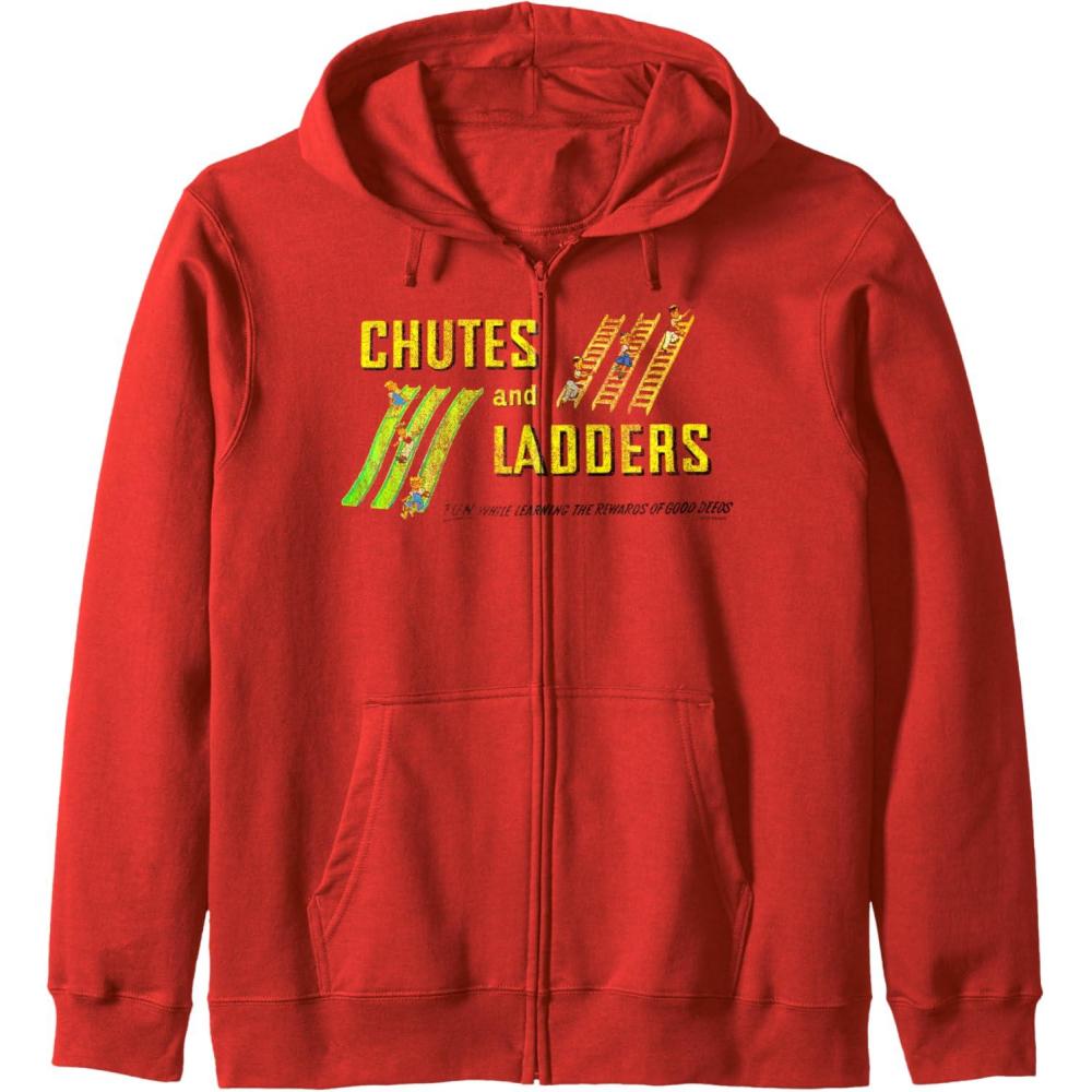 imageChutes And Ladders Classic Logo Zip HoodieRed