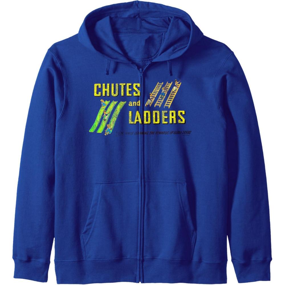 imageChutes And Ladders Classic Logo Zip HoodieRoyal Blue