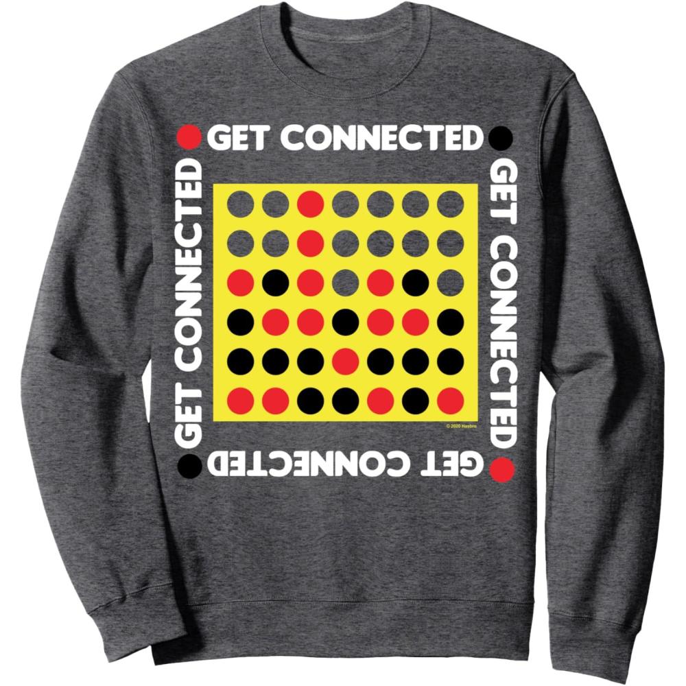 imageConnect Four Game Box Up SweatshirtDark Heather Grey