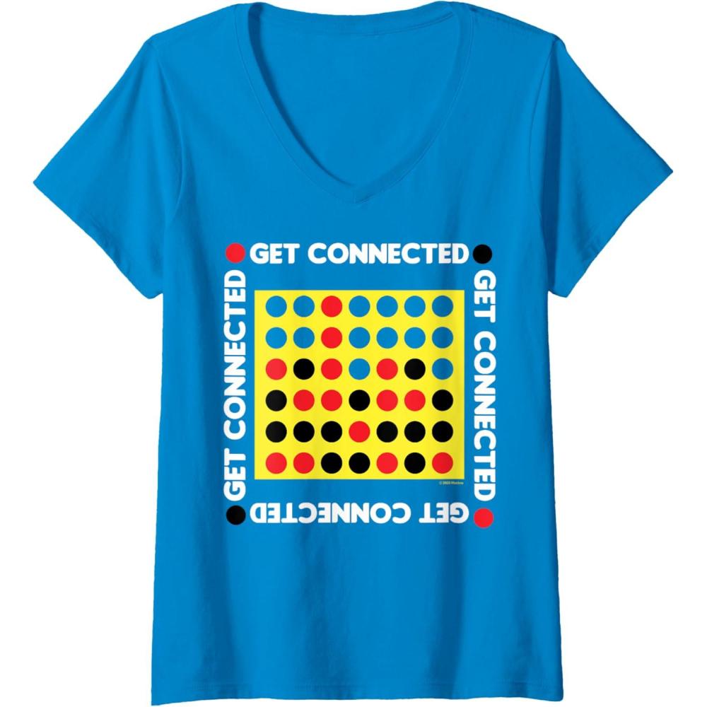 imageConnect Four Game Box Up VNeck TShirtSapphire Blue
