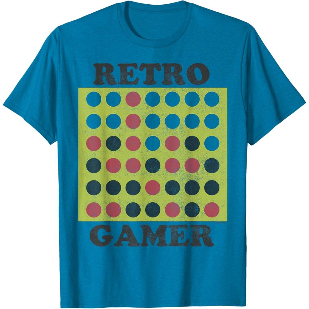 imageConnect Four Retro Gamer Board TShirtSapphire Blue