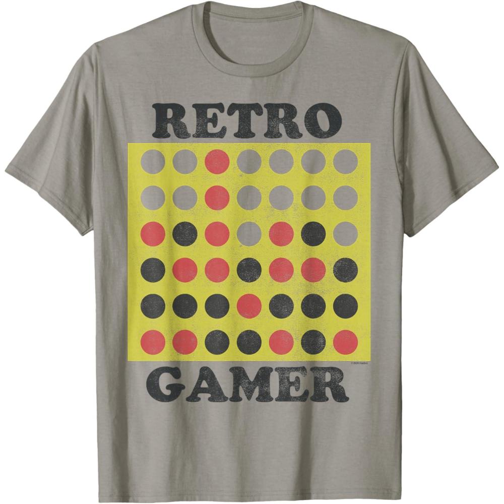 imageConnect Four Retro Gamer Board TShirtSlate Grey