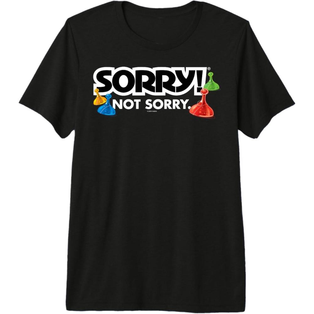 imageNot Sorry Logo Premium Triblend TShirtBlack