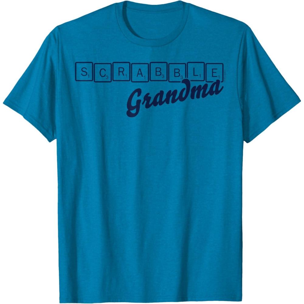 imageScrabble Grandma Tiles TShirtSapphire Blue