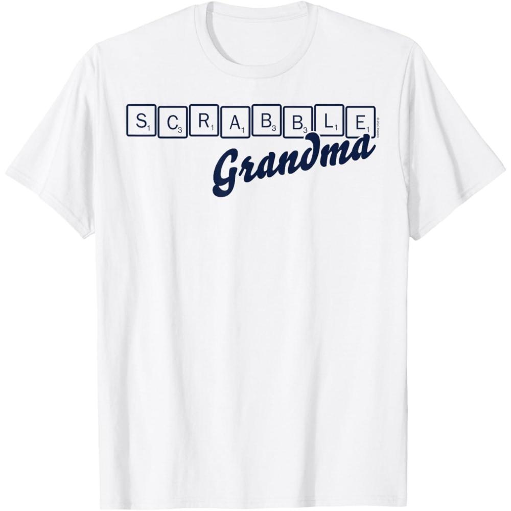 imageScrabble Grandma Tiles TShirtWhite