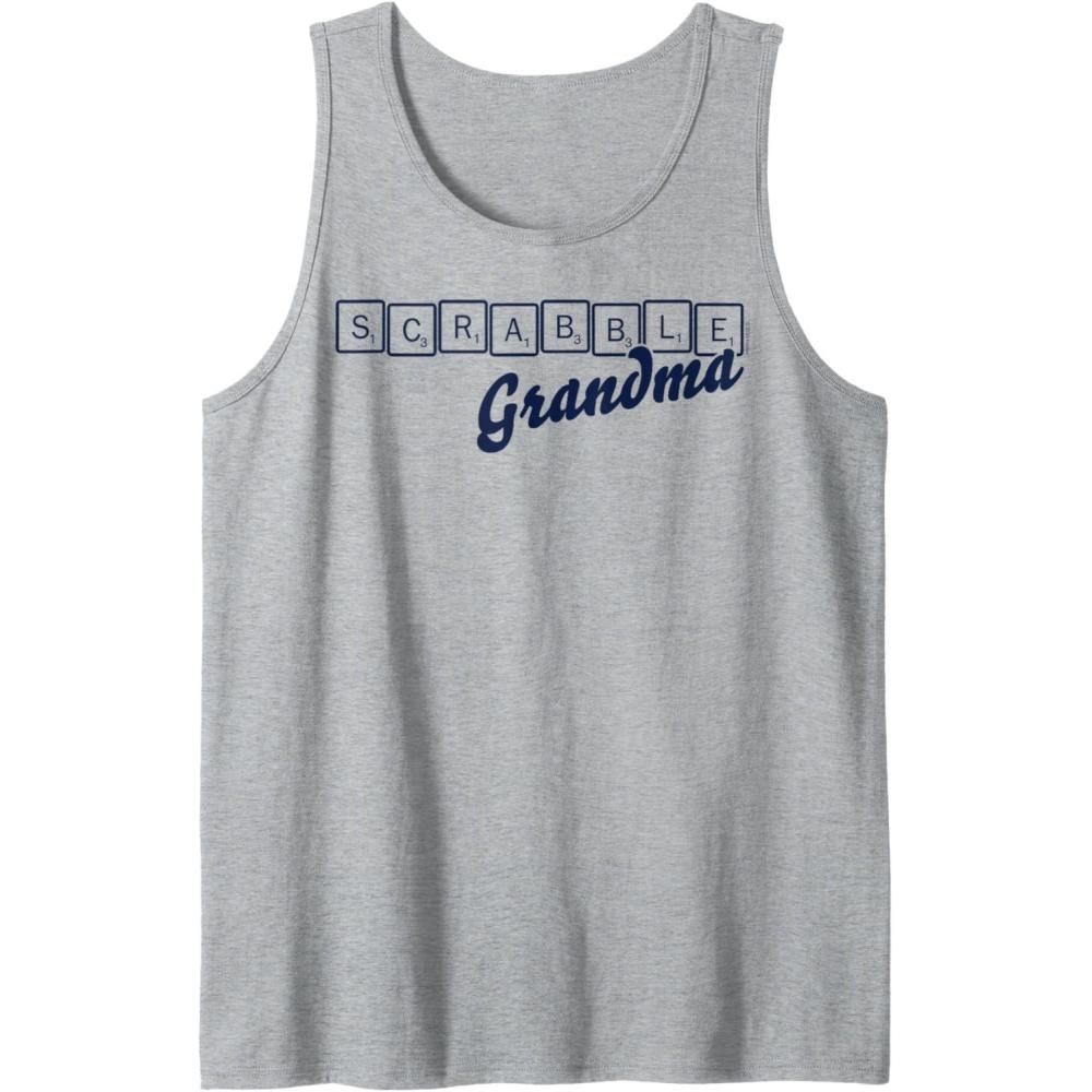 imageScrabble Grandma Tiles Tank TopHeather Grey