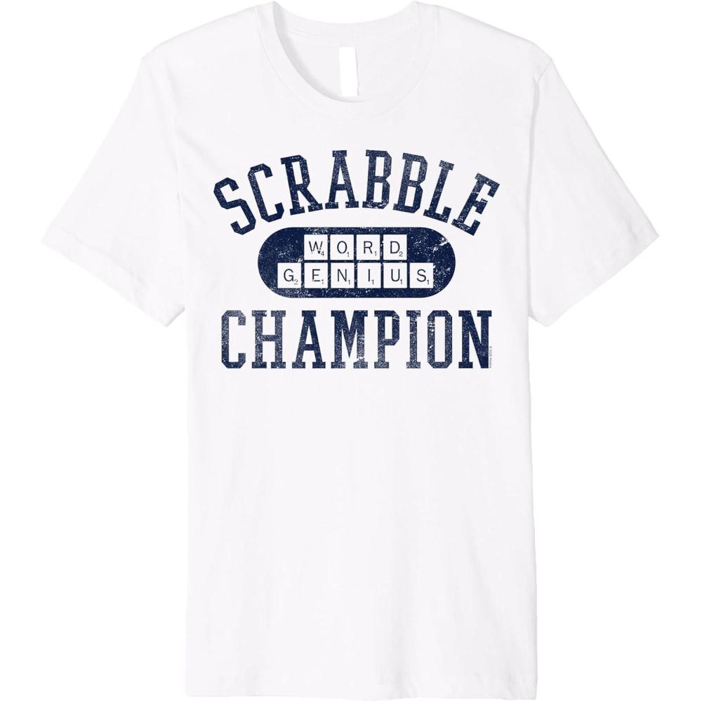 imageScrabble Word Genius Scrabble Champion Premium TShirt