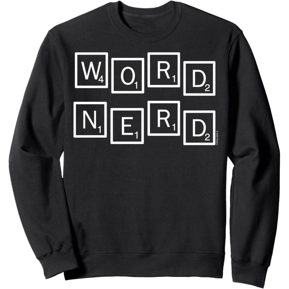 imageScrabble Word Nerd Tiles SweatshirtBlack