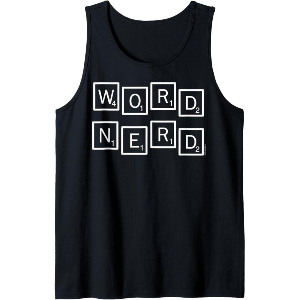 imageScrabble Word Nerd Tiles Tank TopBlack
