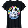 Candy Land Stay Sweet Princess Frostine Game Wheel Logo T-Shirt(Black)