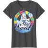 Candy Land Stay Sweet Princess Frostine Game Wheel Logo T-Shirt(Dark Heather Grey)