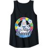 Candy Land Stay Sweet Princess Frostine Game Wheel Logo Tank Top(Black)