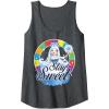 Candy Land Stay Sweet Princess Frostine Game Wheel Logo Tank Top(Dark Heather Grey)