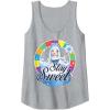Candy Land Stay Sweet Princess Frostine Game Wheel Logo Tank Top(Heather Grey)
