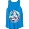 Candy Land Stay Sweet Princess Frostine Game Wheel Logo Tank Top(Sapphire Blue)