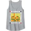 Connect Four Game Box Up Tank Top(Heather Grey)