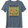 Connect Four Retro Gamer Board Premium T-Shirt(Slate Grey)