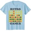 Connect Four Retro Gamer Board T-Shirt(Baby Blue)