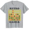 Connect Four Retro Gamer Board T-Shirt(Heather Grey)