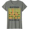 Connect Four Retro Gamer Board T-Shirt(Olive Heather)