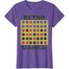Connect Four Retro Gamer Board T-Shirt(Purple Heather)