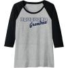 Scrabble Grandma Tiles Raglan Baseball Tee(Black/Athletic Heather)